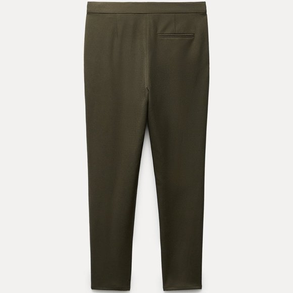ZARA M (L) Khaki Wrap Pants ZW COLLECTION 1749/242 $69.90 - Picture 7 of 13